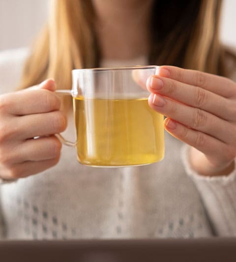 Chamomile tea for relaxation