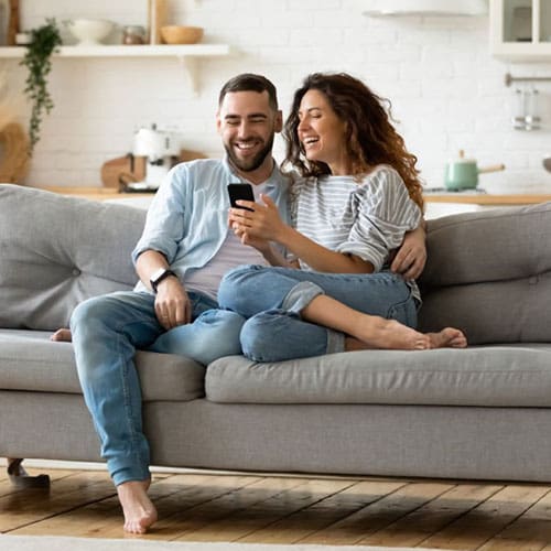 a couple having a Telehealth Consultation