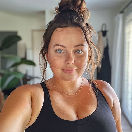 Strong women smiling at camera